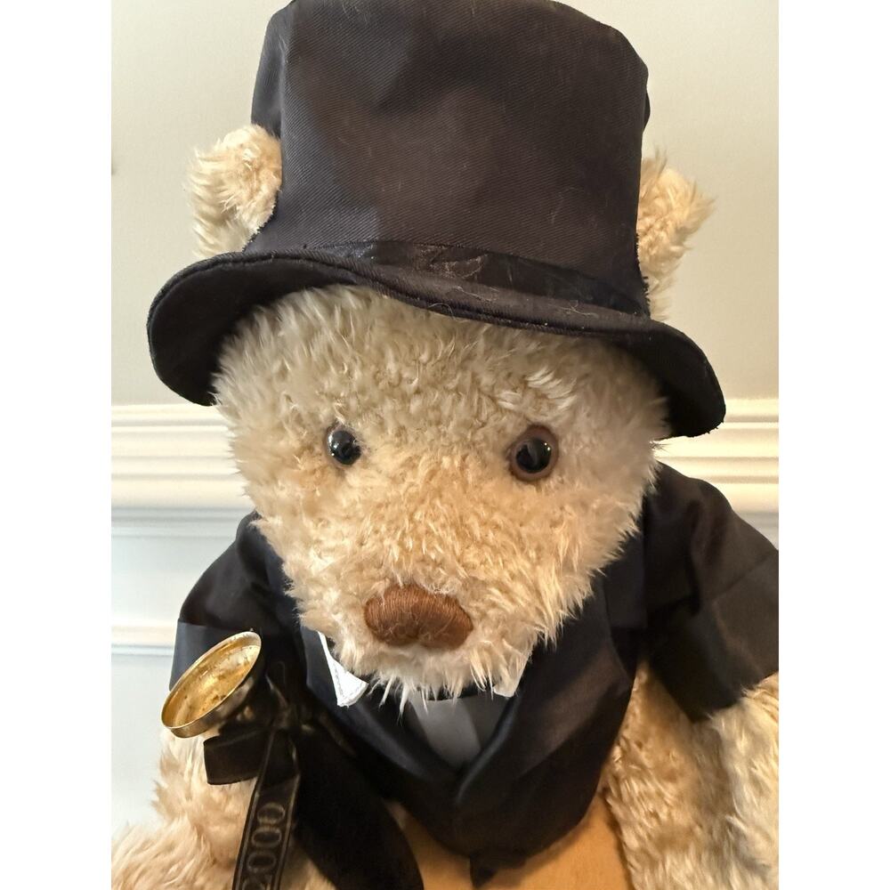 Wellington Bear Millennium 2000 Teddy Bear Tuxedo Top Hat Plush Figurine - Picture 4 of 7